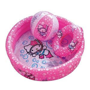 Gumimedence szett Hello Kitty - úszógumival és labdával kép