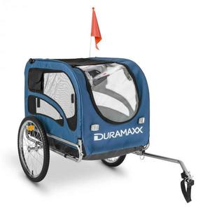 DURAMAXX King Rex kutyaszállító kerékpár utánfutó , acélcsövek 250 l, 40 kg kép