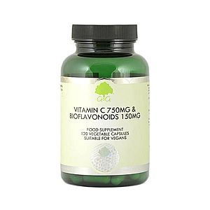 C-vitamin 750mg + bioflavonoidok 150mg 120 kapszula – G&G kép