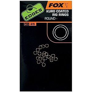 FOX Edges Kuro Coated Rig Rings, s=2, 5mm, 25 db gyűrű kép
