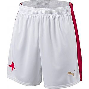 Puma SK SLAVIA SHORTS HOME Egyedi futball rövidnadrág, fehér, veľkosť M kép