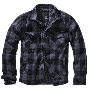 Brandit Lumberjacket dzseki, szürkés fekete kép