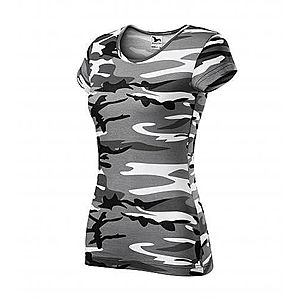 Malfini Camouflage női terepmintás trikó, grey, 150g/02 kép