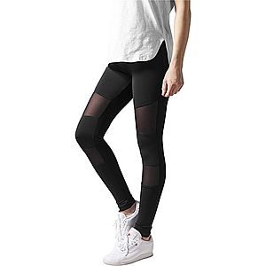 Urban Classics női Tech Mesh leggings, fekete kép