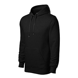Malfini Cape pulóver kapucnival, fekete, 320g/m2 kép