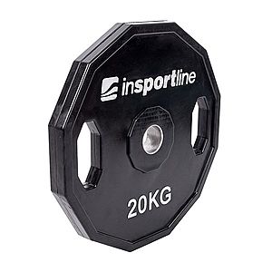 Olimpiai gumírozott súlyzótárcsa inSPORTline Ruberton 20 kg kép