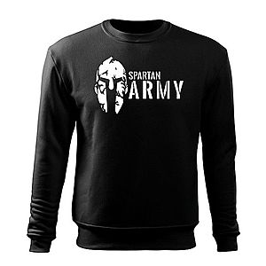 DRAGOWA férfi pulóver spartan army, fekete 300g/m2 kép