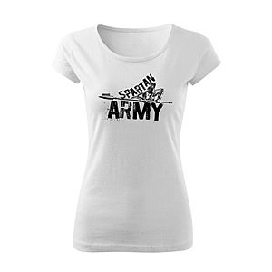 Spartan Army motívumú női rövidujjú pólók kép