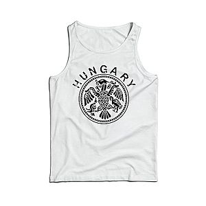 DRAGOWA férfi ujjatlan trikó magyar, fehér 160g/m2 kép