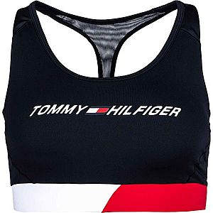 Tommy Hilfiger MID INTENSITY CB RACER BRA Női sportmelltartó, sötétkék, veľkosť XS kép