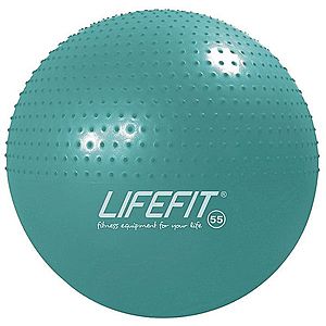 Lifefit Masszázs labda 55 cm, türkiz kép