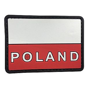 WARAGOD Tapasz 3D Lengyelország text 7.5x5cm kép