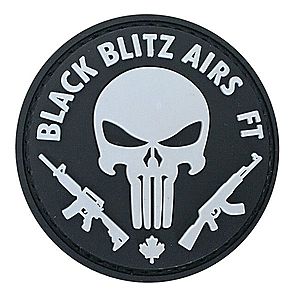 WARAGOD Tapasz 3D Black Blitz Airs FT Punisher 6cm kép