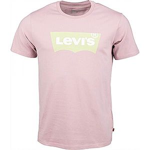 Levi's HOUSEMARK GRAPHIC TEE Férfi póló, rózsaszín, veľkosť M kép