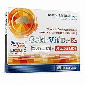 OLIMP GOLD-VIT D3+K2 VITAMIN 30 KAPSZULA kép