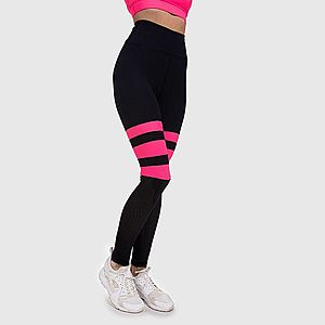 Női leggings NET Stripes - Iron Aesthetics, NEON PINK kép