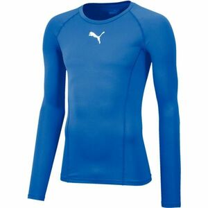 Puma LIGA BASELAYER TEE LS Férfi funkcionális póló, kék, méret kép