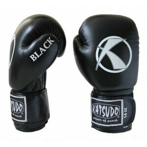 Katsudo POWER BLACK bokszkesztyű, fekete kép