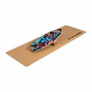 BoarderKING Indoorboard Wave, egyensúlyozó deszka, alátét, henger, fa / parafa kép