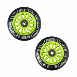 Pótkerék freestyle rollerhez 100 mm, fekete-zöld 2 db. kép