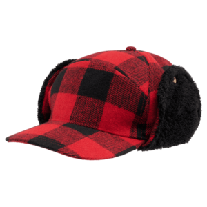 Brandit Lumberjack téli sapka, piros-fekete kép