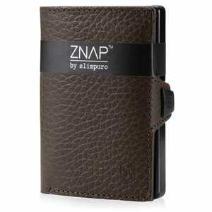 Slimpuro ZNAP, vékony pénztárca, 8 kártya, érmetartó, 8 x 1, 5 x 6 cm (SZ x M x M), RFID védelem kép