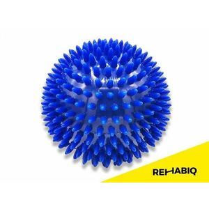 Rehabiq Hedgehog masszázslabda kék, 10 cm kép