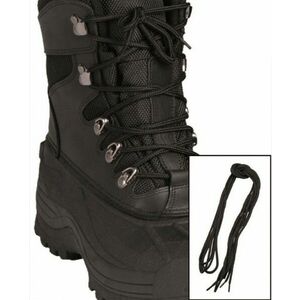 Mil-Tec Pe cipőfűző, fekete 180cm kép