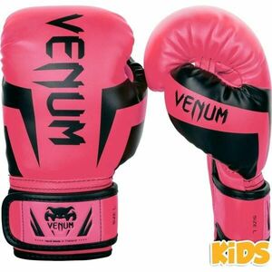 Venum ELITE BOXING GLOVES KIDS - EXCLUSIVE FLUO Gyerek bokszkesztyű, rózsaszín, méret kép