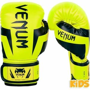 Venum ELITE BOXING GLOVES KIDS - EXCLUSIVE FLUO Gyerek bokszkesztyű, fényvisszaverő neon, méret S kép