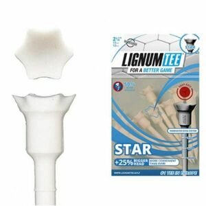 LIGNUM TEES STAR 72 mm Tee, fehér, veľkosť os kép