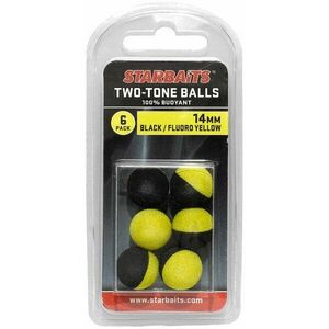 Starbaits Two Tones Balls 14mm Fekete/sárga 6 db kép