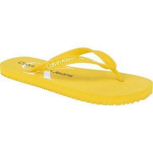 Calvin Klein BEACH SANDAL MONOGRAM TPU Női flip-flop papucs, sárga, méret kép