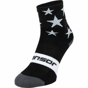 Sensor STARS Kerékpáros zokni, fekete, méret kép