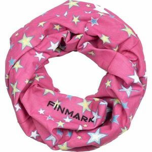 Finmark FS-233 Gyerek multifunkcionális kendő, rózsaszín, méret kép