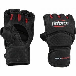 Fitforce PRO POWER MMA ujjatlan kesztyű, fekete, méret M kép