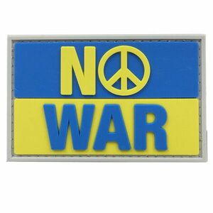 WARAGOD No War PVC rátét kép