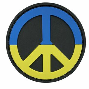WARAGOD Peace Ukraine PVC rátét kép