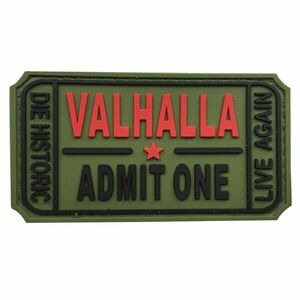WARAGOD Valhalla Admit PVC rátét, zöld kép