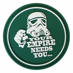 WARAGOD Your empire needs you PVC rátét, zöld kép