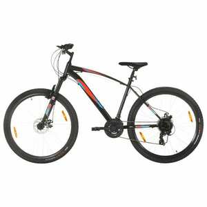 vidaXL 21 sebességes fekete mountain bike 29 hüvelykes kerékkel 48 cm kép