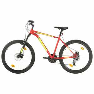 vidaXL 21 sebességes piros mountain bike 27, 5 hüvelykes kerékkel 42 cm kép