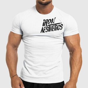 Férfi fitness póló Iron Aesthetics Splash, fehér kép