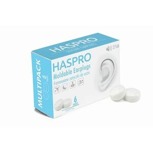 HASPRO 6P szilikon füldugó, fehér kép