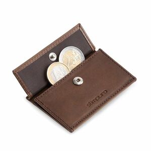 Slimpuro Coin Pocket RFID kártyavédelemmel a ZNAP Slim Wallets 8 és 12 termékekhez, gombbal kép