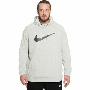 Nike DRY HOODIE PO SWOOSH M Férfi pulóver edzéshez, szürke, méret kép