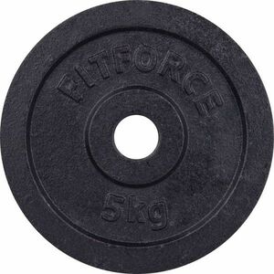Fitforce Súlyzótárcsa Súlyzótárcsa, fekete, méret 5 kg kép