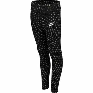 Nike G NSW ESSNTL AOP LGGNG Lány legging, fekete, méret kép