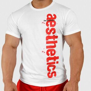 Férfi fitness póló Iron Aesthetics Cross, fehér kép