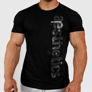 Férfi fitness póló Iron Aesthetics Cross, fekete kép